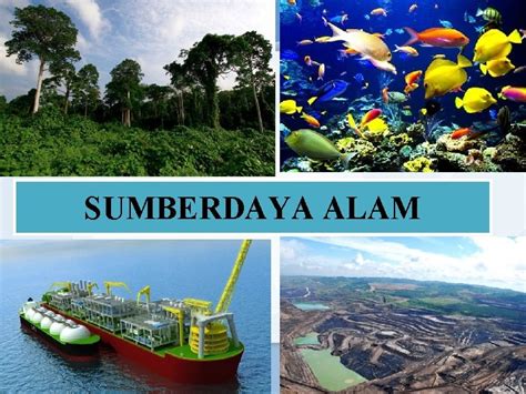 SUMBERDAYA ALAM PETA KONSEP Pengertian Sumberdaya Alam Terdiri