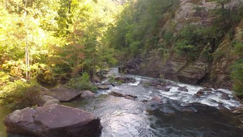 Rapids On The Tallulah Gorge Floor During A 200cps Aesthetic Water