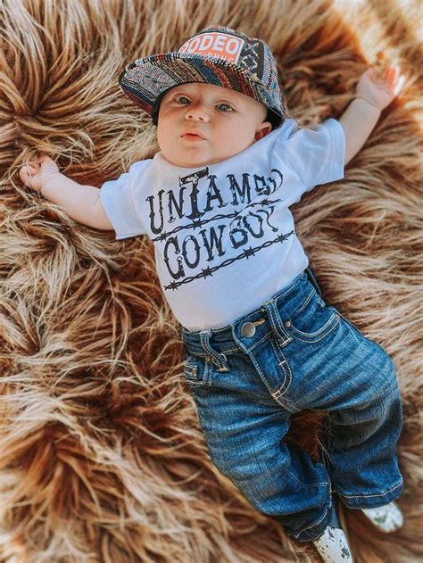 Untamed Cowboy 🤠 Cute Baby Boy Outfits Baby Boy Clothes Country