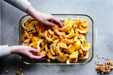 Roasted Delicata Squash With Brown Butter And Pomegranate Gunter Wilhelm