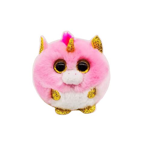 TY Beanie Boos Puffies Beanies 4 Mini Fantasia Cute Pink Puff Ball