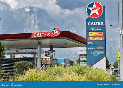 Caltex Gas Station In Meadowlands Editorial Image Image Of Zealand