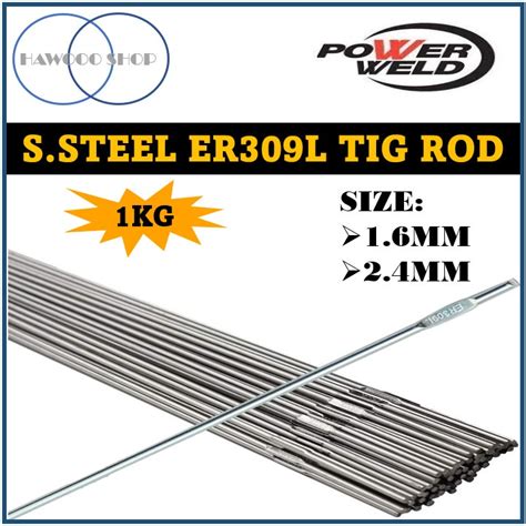 1KGER309L POWERWELD S S Tig Welding Rod Filler Rod 309 STAINLESS