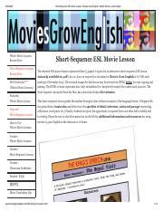 Short Sequence Esl Movie Lesson Movies Grow English The Kings