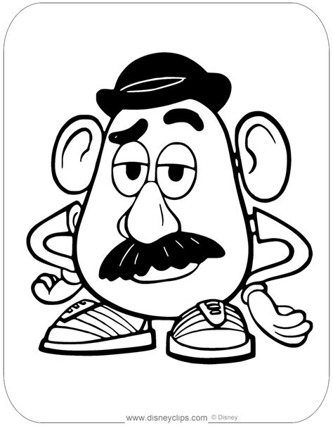 Toy Story Mr Potato Head Coloring Pages | The Best Porn Website