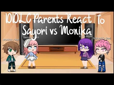 DDLC Parents React To Sayori Vs Monika Rap Battle YouTube