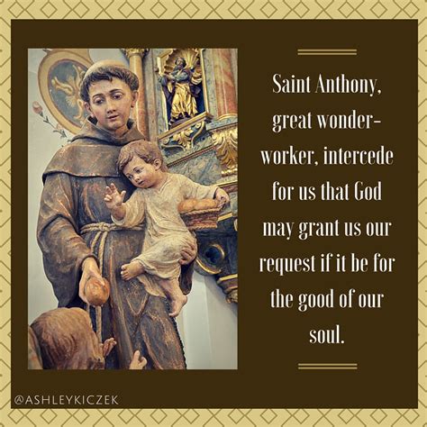 A Prayer to Saint Anthony of Padua!