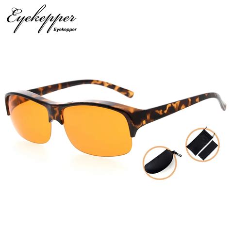 DSXM1801 Eyekepper 100% Anti Blue Light Blocking Fitover Glasses ...