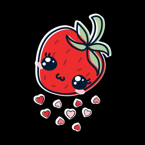 Cute Japanese Strawberry - Anime Style Kawaii Food - Kawaii Strawberry ...