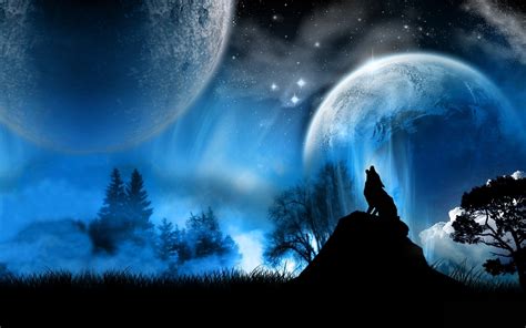 Wolf HD - Fantasy Wallpaper (28576316) - Fanpop