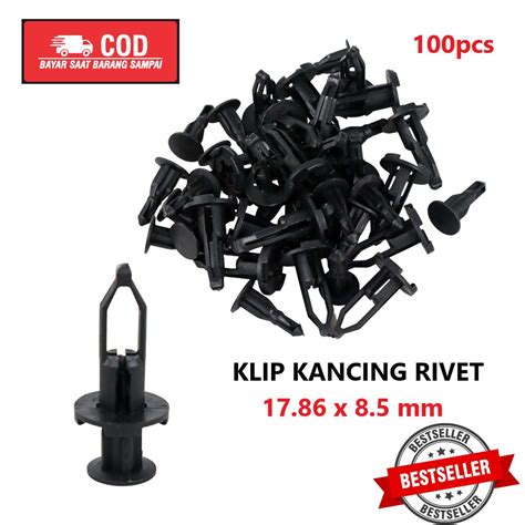 Jual BAUT RIVET UNIVERSAL Klip Kancing Plastic Car Buckle Rivet 17 86