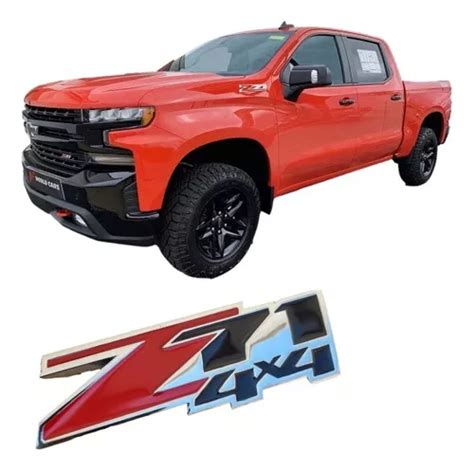 Emblema Z Silverado X Colorado Para Chevrolet Adherible Mercadolibre