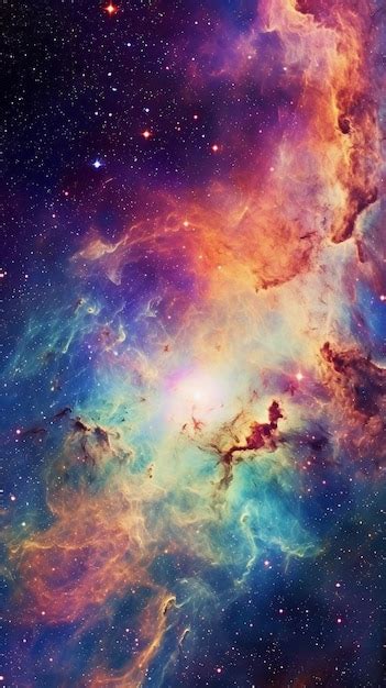 Premium Photo | Beautiful galaxy background for screensaver or social media stories