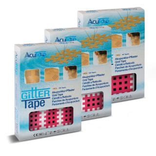 AcuTop Gitter Tape Akupunktur Pflaster Cross tape versch Größen