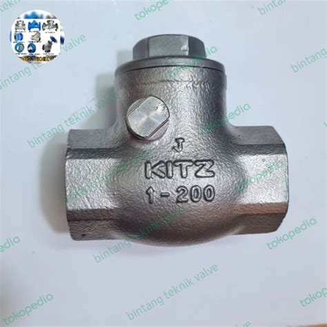 Jual New Ori Swing Check Valve 1 Inch Kitz Stainless Ss304 Class 200