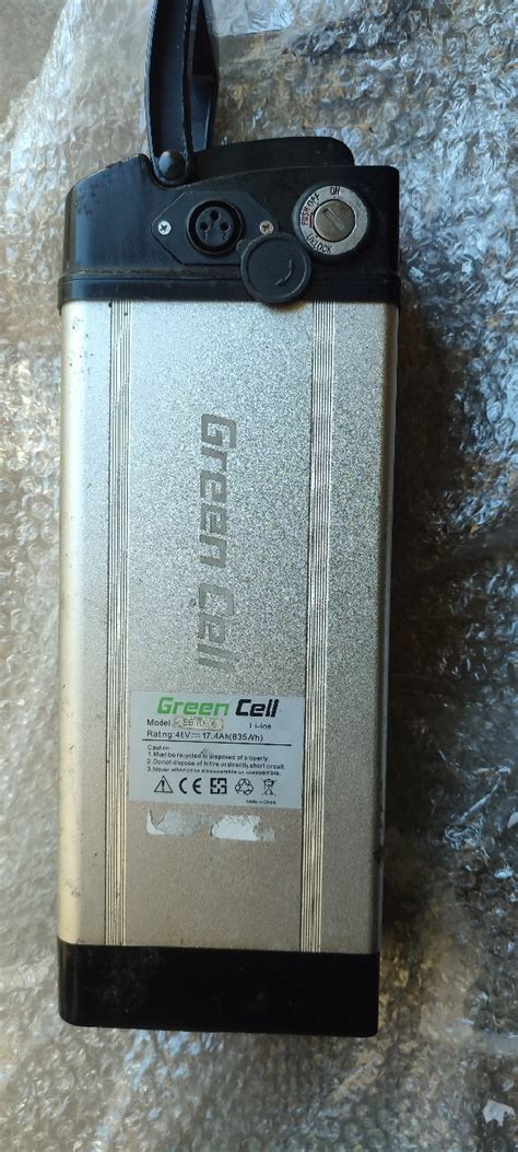 Bateria Rowerowa Green Cell V Ah Wh Regulice Licytacja