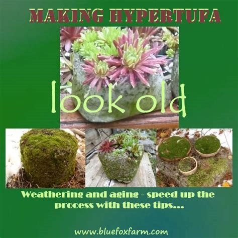 How To Make Hypertufa Look Old Weathering And Aging Techniques