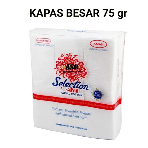 Jual Kapas Wajah Selection Facial Cotton Kotak Gr Kapas Pembersih