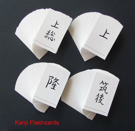 Kanji Flashcards For Learning To Read Japanese Samurai Sword Signatures