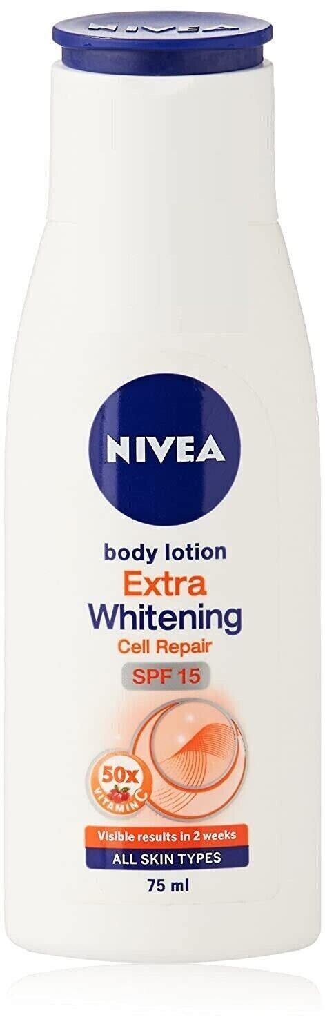 NIVEA Body Lotion Extra Whitening Cell Repair SPF 15 For All Skin