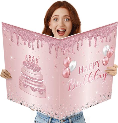 Amazon Capoda Jumbo Birthday Card X Inch Giant Guest Book