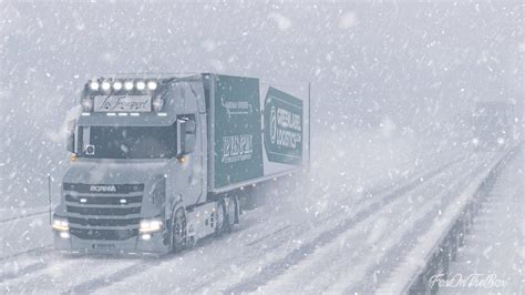 Ets Frosty Winter Weather V Winter Physics Mod Euro Truck