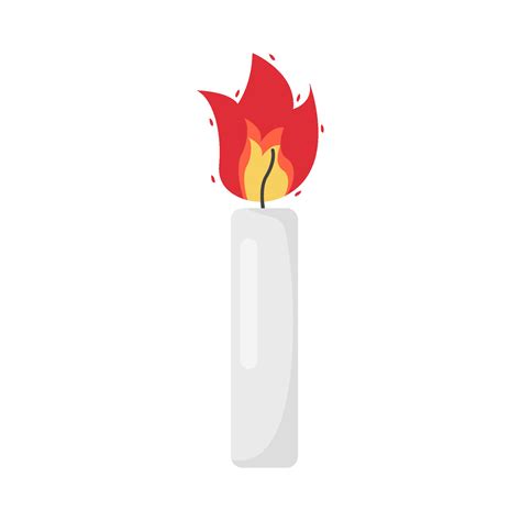 fire in candle illustration 38039805 Vector Art at Vecteezy