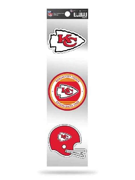 Decals - KC Chiefs (3 Pack) - Be Made