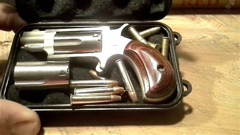 Naa Mini Revolver 22 Mag 22lr Combo Survival Kit Back Up Pistol Youtube