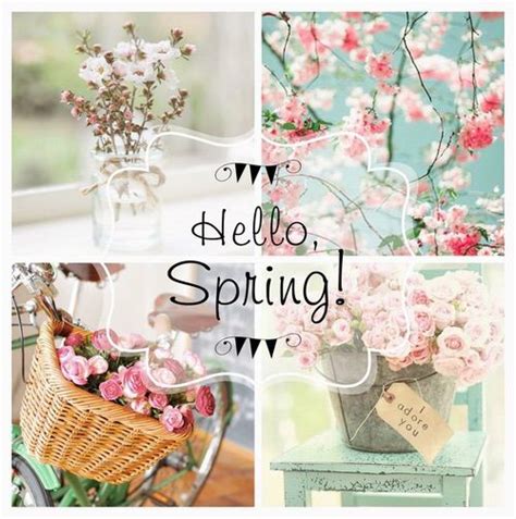 Hello Spring Collage Pictures Photos And Images For Facebook Tumblr