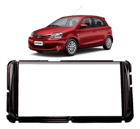 Moldura Painel Din Toyota Etios Black Pianno A Cor Black