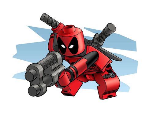 Lego Deadpool By Robking21 Lego Deadpool Lego Marvel Lego Marvel