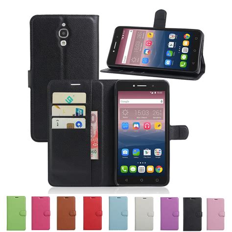 Wallet Style PU Leather Case For Alcatel One Touch Pixi 4 6 0 8050D 3G