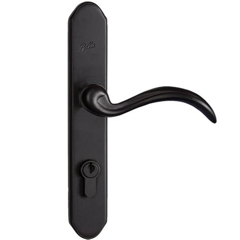 Pella Select Matte Black Storm Door Matching Handleset At