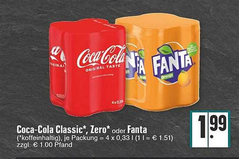 Coca Cola Classic Zero Oder Fanta Angebot Bei Edeka Prospekte De