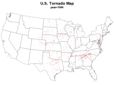 U.S. Tornado Maps