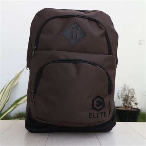 Jual Jual Tas Ransel Distro Model Terbaru Elite Warna Coklat Cowok