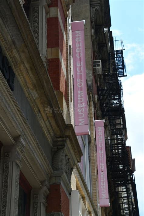 Museo De Helados En La Ciudad De Nueva York Foto Editorial Imagen De