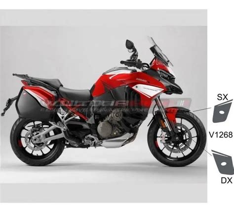 Autocollants Pour Garde Boue Avant Ducati Multistrada V V S