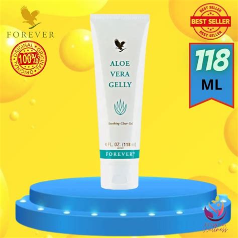 Original Forever Living Aloe Vera Gelly Soothing Clear Gel 118 Ml