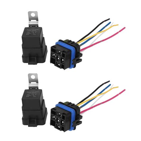 2X Waterproof Integrated Automobile Relay Dc 12V 40A Auto Relay