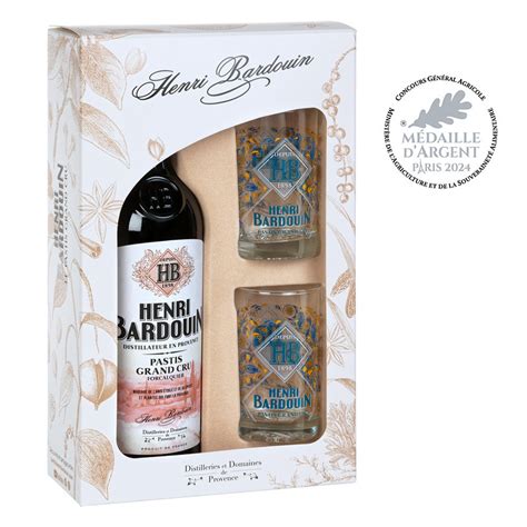 Pastis Henri Bardouin Coffret Pastis HB Collection 70 Cl 45