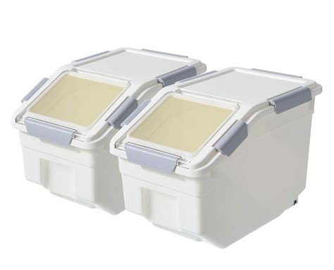 Lism 2 Pack Dog Food Storage Container With Scooplarge Airtight Pet