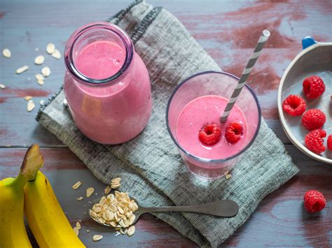 Himbeer Smoothie Mit Banane