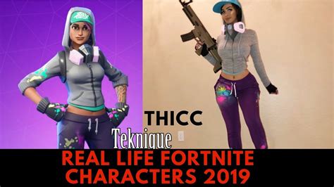 Female Fortnite Skins In Real Life