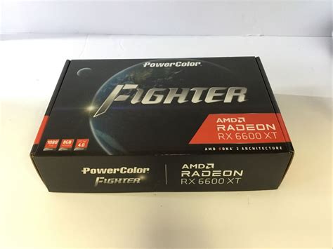 Used PowerColor AMD Radeon RX 6600 Fighter 8GB Graphics Card (AXRX 6600 ...