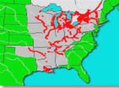 North America Distribution of Zebra Mussels | Download Scientific Diagram