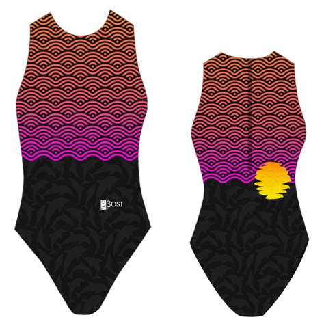 Bbosi Sunset Womens Water Polo Suits Costume Waterpoloshop