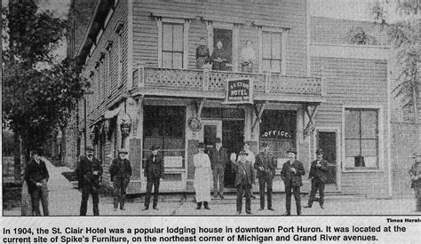 Port Huron Michigan Hometown Towns History Historia