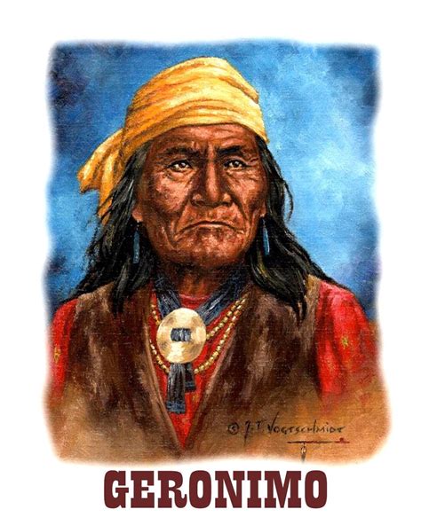 Great Apache Indian Warrior Geronimo 12 X 18 Full Etsy